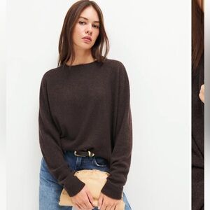 Reformation cashmere boyfriend sweater size small